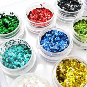 Confettis Glitter Paillettes Sequins Pour Ongles Nail Art Manucure 12 Pots Losange